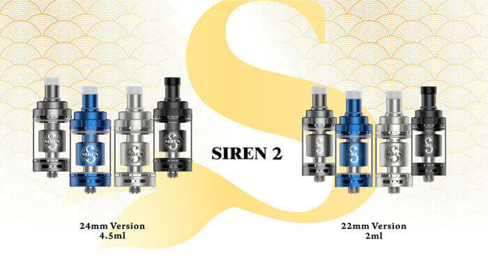 Digiflavor Siren V2 22mm - 24mm MTL Atomizer